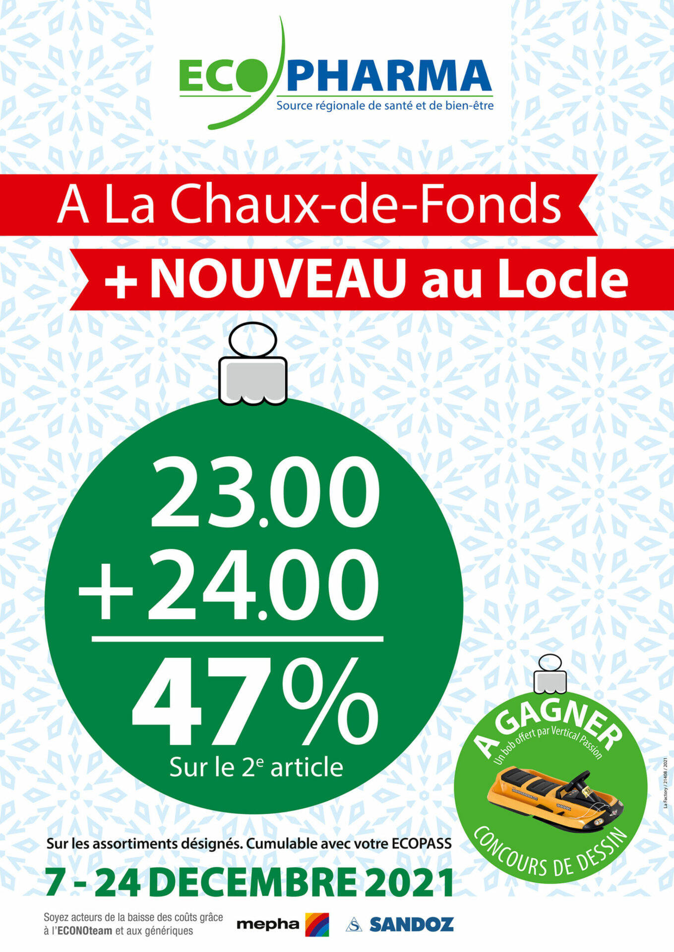 Profitez de notre offre de Noël exceptionnelle ! -47% sur le 2ème article Noël