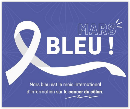 Mars bleu ; un mois d’information sur le cancer du côlon