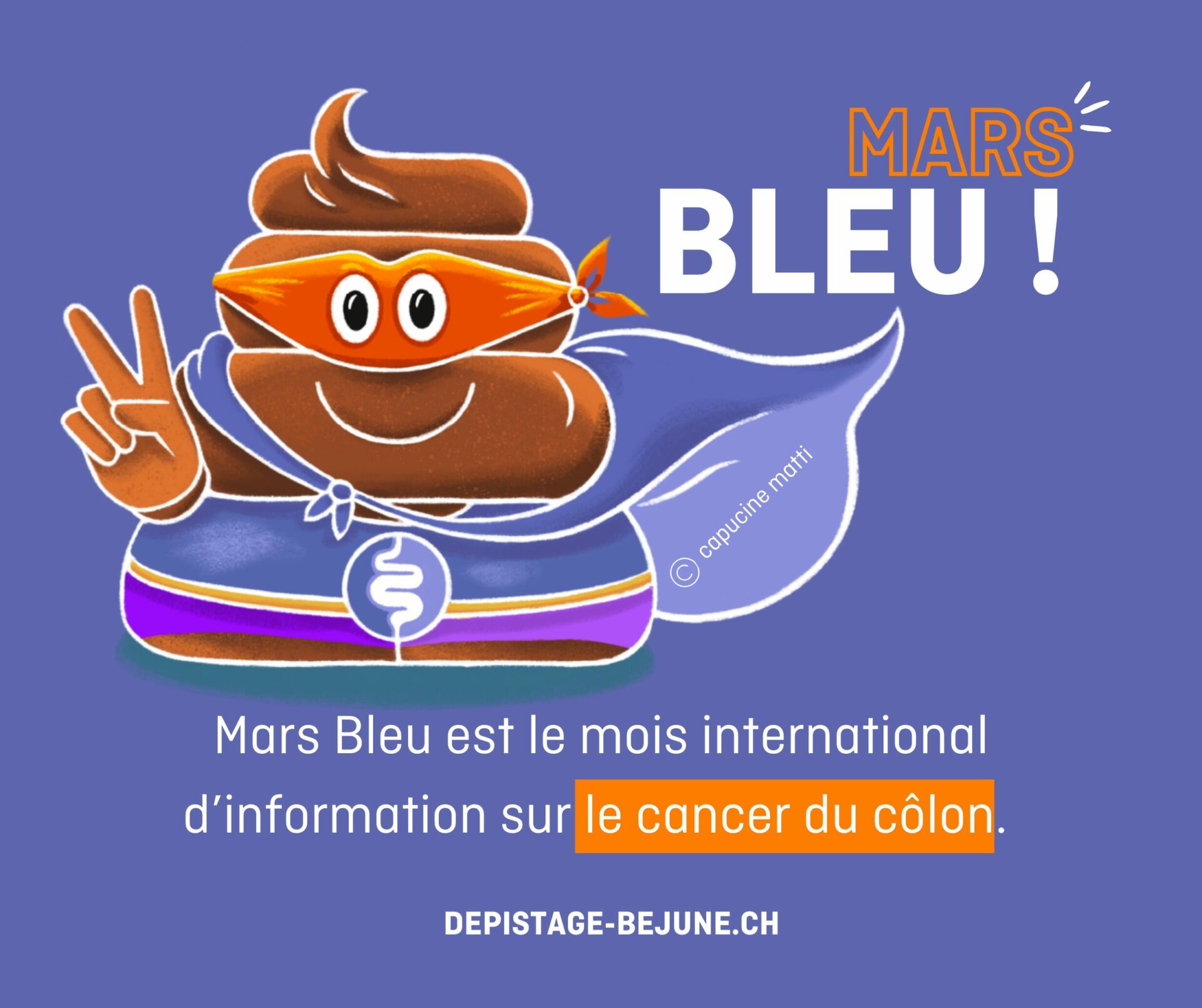 Mars bleu ; un mois d’information sur le cancer du côlon